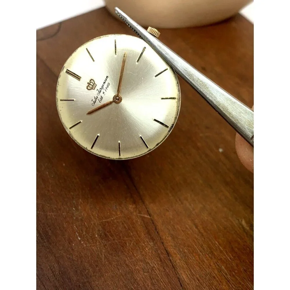 Jules Jurgensen Watch 17J Swiss Mechanical Movement WORKS FOR REPAIR PARTS